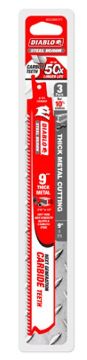 Picture of Blade, Reciprocating, Carbide Tipped, Metal Cutting, pkg/3 9"Lx8TPIx1"W