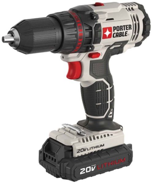 Picture of Drill, Cordless, 1/2", Li-Ion, 20V 0-350/0-1,500 RPM, 2-Speed