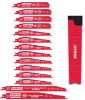 Picture of Blade, Reciprocating, Demolition, Bi-Metal, 14pc Wood & Metal Cutting
