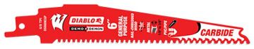 Picture of Blade, Reciprocating, Carbide Tipped, Wood and Metal Cutting 6"Lx6/9TPTX1"W