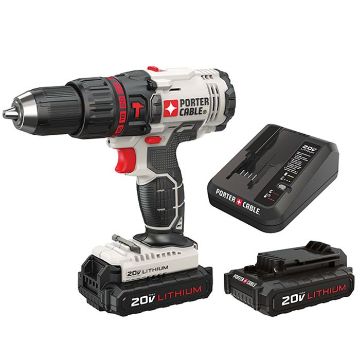 Picture of Drill, Hammer, Cordless, 1/2", Li Ion, 20V 25,500 BPM