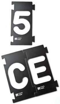 Picture of Templates, Router, Signmaker, 3-3/8" State Park Font Kit