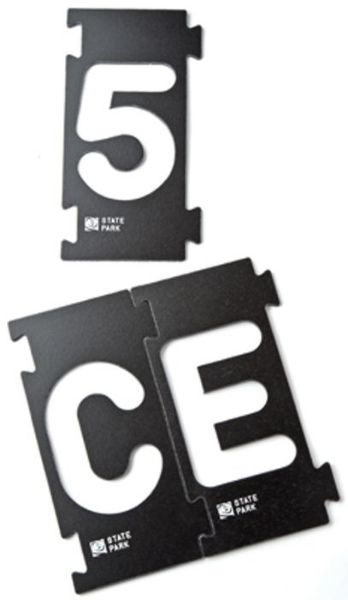Picture of Templates, Router, Signmaker, 3-3/8" State Park Font Kit