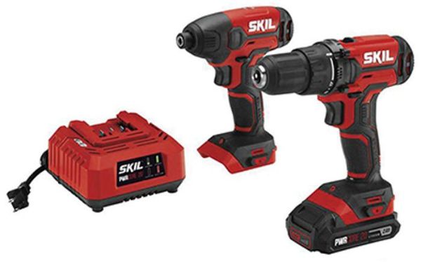 Picture of Drill, Driver & Impact, Cordless-Lithium Combo 20V