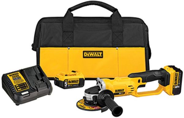 Picture of Grinder, Angle, Cordless, 20V 5", 8,000 RPM