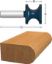 Picture of Router Bit, Carbide Tip, Bullnose 1-5/8"D, 1/2" Shank, 3/8" Rad