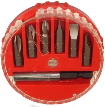 Picture of Bit, Power, 1/4" Hex, Assorted, 7pc 