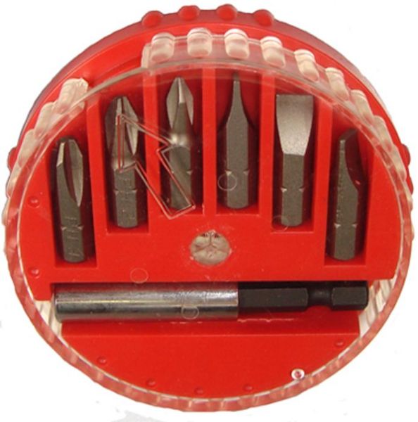 Picture of Bit, Power, 1/4" Hex, Assorted, 7pc 