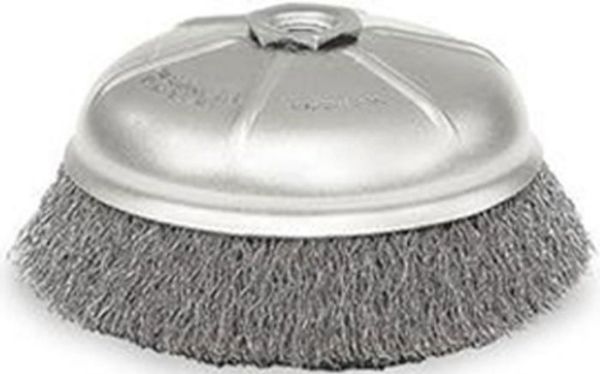 Picture of Brush, Wire Cup, Crimped 4"D, .020 Wire