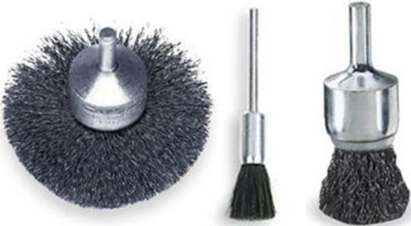 Picture of Brush, Wire Wheel, Circular Flared End 1-1/2"D, .008 Wire