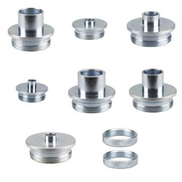 Picture of Router, Template Guide Bushing & Locknut 7 Guides & 2 Locknuts