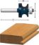 Picture of Router Bit, Carbide Tip, Edge Bearing 1-11/4"D, 1/4" Shank