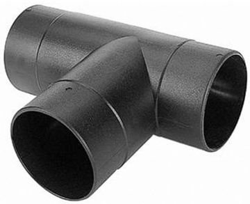 Picture of Dust Collector,T Fitting, ABS Plastic 4"
