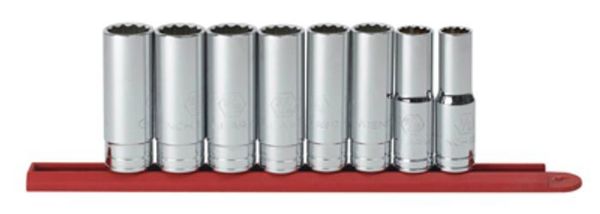 Picture of Socket, Deep, Fractional, 8pc ½" Dr, 12 Pt