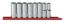 Picture of Socket, Deep, Fractional, 8pc ½" Dr, 12 Pt