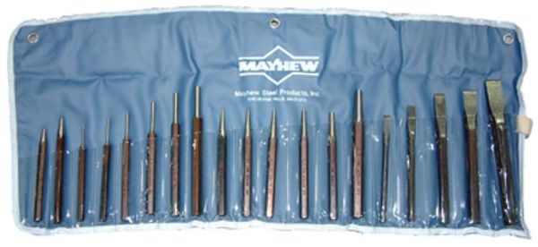 Picture of Puch & Chisel, w/Pouch, 19pc 