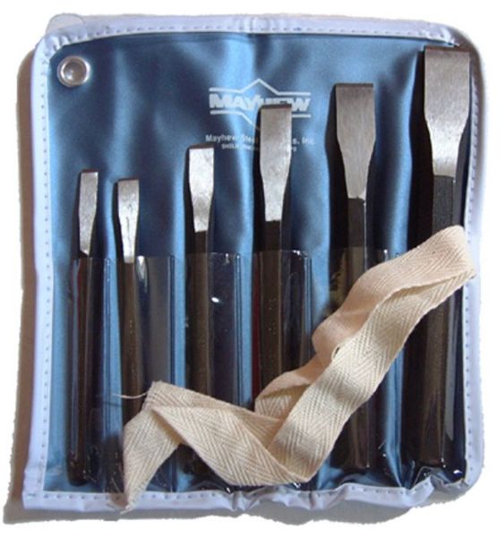 Picture of Chisel, Cold, w/Pouch, 6pc 1/4"-3/4"