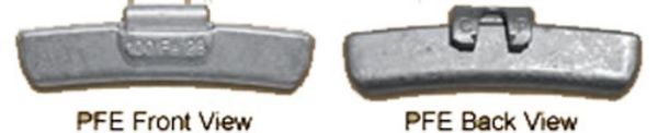 Picture of Weight, Wheel, Steel 1.5 oz, PFE