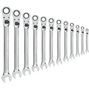 Picture of Wrench, Flex Head, Fractional, 8pc 5/16"-3/4"