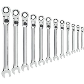 Picture of Wrench, Flex Head, Metric, 12pc 8mm - 19mm