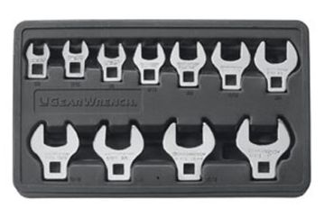 Picture of Wrench, Crow Foot, Metric, 10pc 3/8" Dr