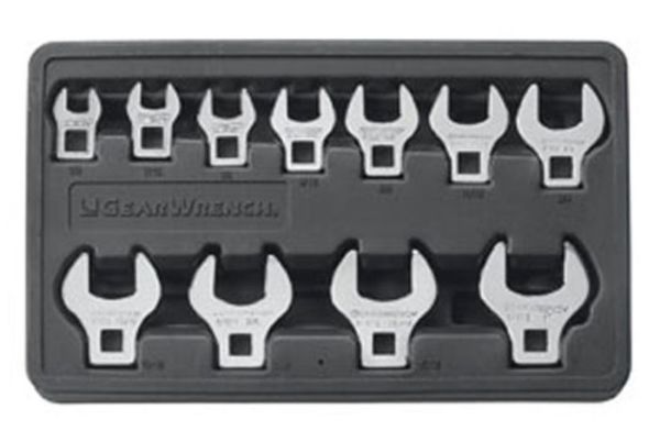 Picture of Wrench, Crow Foot, Metric, 10pc 3/8" Dr
