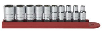 Picture of Socket, Fractional, 10pc 1/4" Dr, 12 Pt