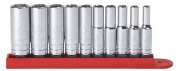 Picture of Socket, Deep, Fractional, 10pc 1/4" Dr, 6 Pt