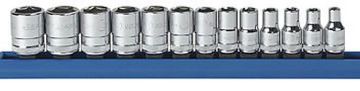 Picture of Socket, Metric, 13pc 1/4" Dr, 6 Pt