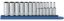 Picture of Socket, Metric, 13pc 1/4" Dr, 12 Pt