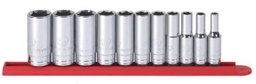 Picture of Socket, Deep, Fractional, 11pc 3/8" Dr, 6 Pt