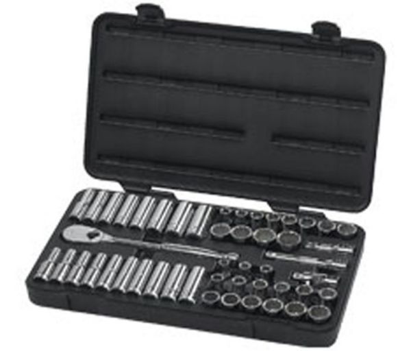 Picture of Socket, Fractional, Metric, 49pc 1/2" Dr, 12 Pt