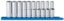 Picture of Socket, Deep, Metric, 10pc 1/2" Dr, 6 Pt