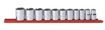 Picture of Socket, Fractional, 11pc 1/2" Dr, 6 Pt