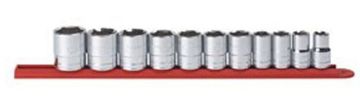 Picture of Socket, Fractional, 11pc 1/2" Dr, 12 Pt