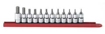 Picture of Socket, Hex Bit, Fractional, 12pc 3/8" Dr