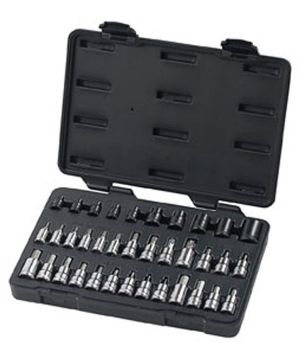 Picture of Socket, Torx, Master, 36pc 1/4", 3/8", 1/2" Dr
