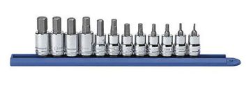 Picture of Socket, Hex Bit, Metric, 12pc 3/8" Dr