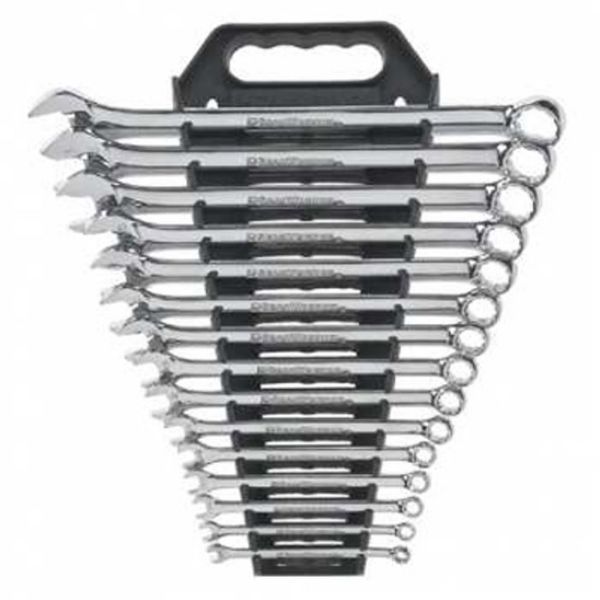Picture of Wrench, Combination, Fractional, 15pc 1/4"-15/16"
