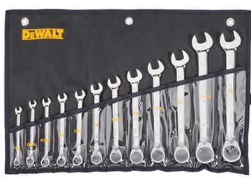Picture of Wrench, Combination, Fractional, Rtcht, 8pc 5/16"-3/4"