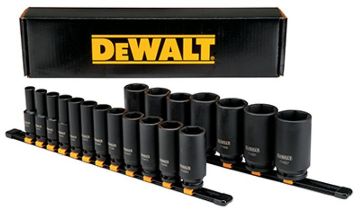 Picture of Socket, Deep, Impact, Fractional, 19pc 1/2"Dr, 6 Pt