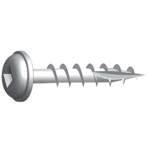 Picture of Pocket Hole, Screw, Self Tapping 2-1/2"x#8, Coarse,Washer Head