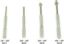 Picture of Gauge, Small Hole, 4pc 1/8"-1/2"
