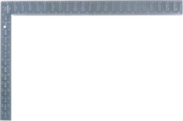Picture of Square, Rafter, Aluminum 24"x2"Body, 16"x1-1/2"Tongue