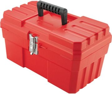 Picture of Box, Tool, Polypropylene, Red 14"Wx8"Dx8-1/8"H