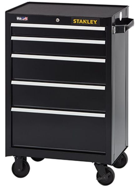Picture of Cabinet, Tool, Mobile 5 Drawer, Black, 40-1/2"H
