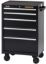 Picture of Cabinet, Tool, Mobile 5 Drawer, Black, 40-1/2"H