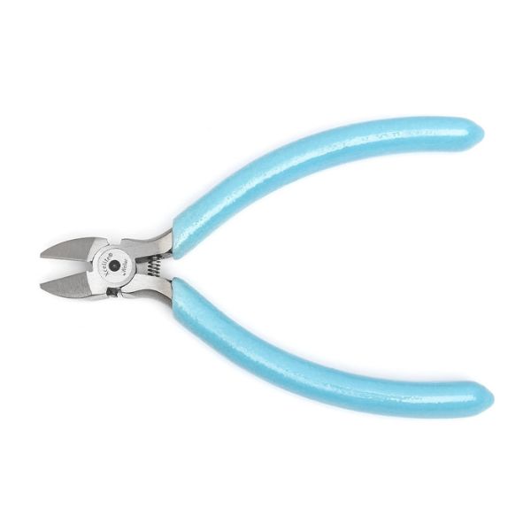 Picture of Pliers/Electronic Diagonal Cut, 4" Long Scored Jaws/Vinyl Grips