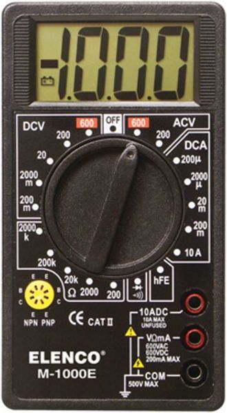 Picture of Multimeter, Digital, Compact 3-1/2 Digit, AC & DC Volts