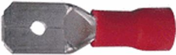 Picture of Terminal, Insulated, Male Tab 22-18 Wire, 1/4 Tab